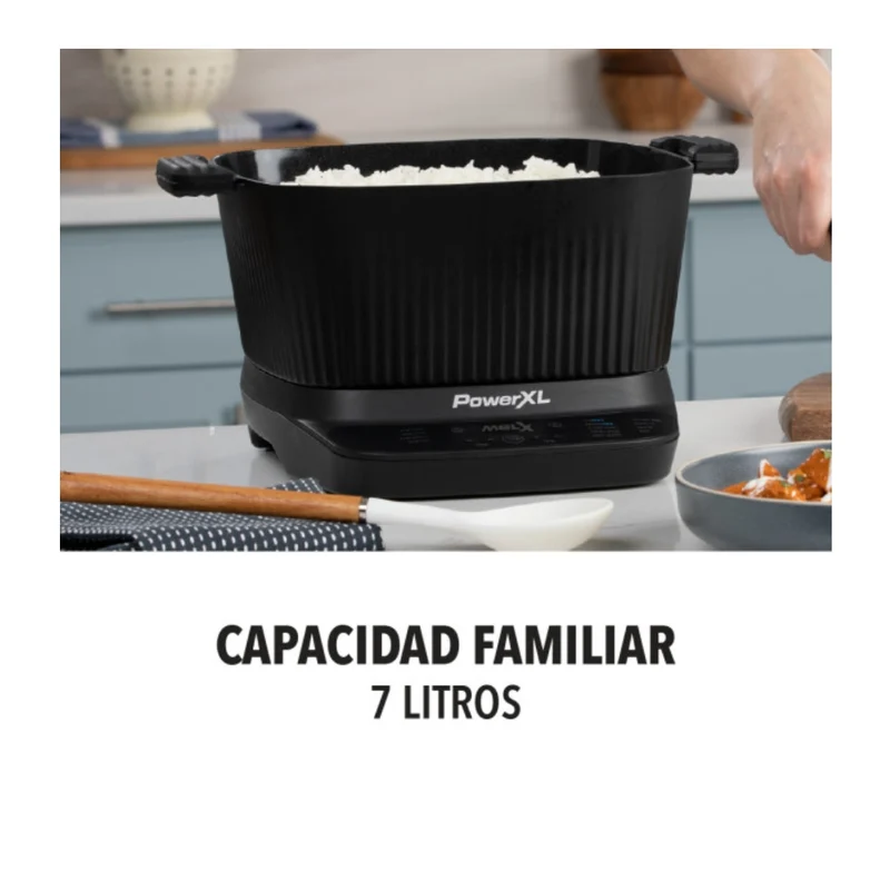 Power XL Olla Multifuncional Stirmax de 7 Litros, MC107D-1GPLA