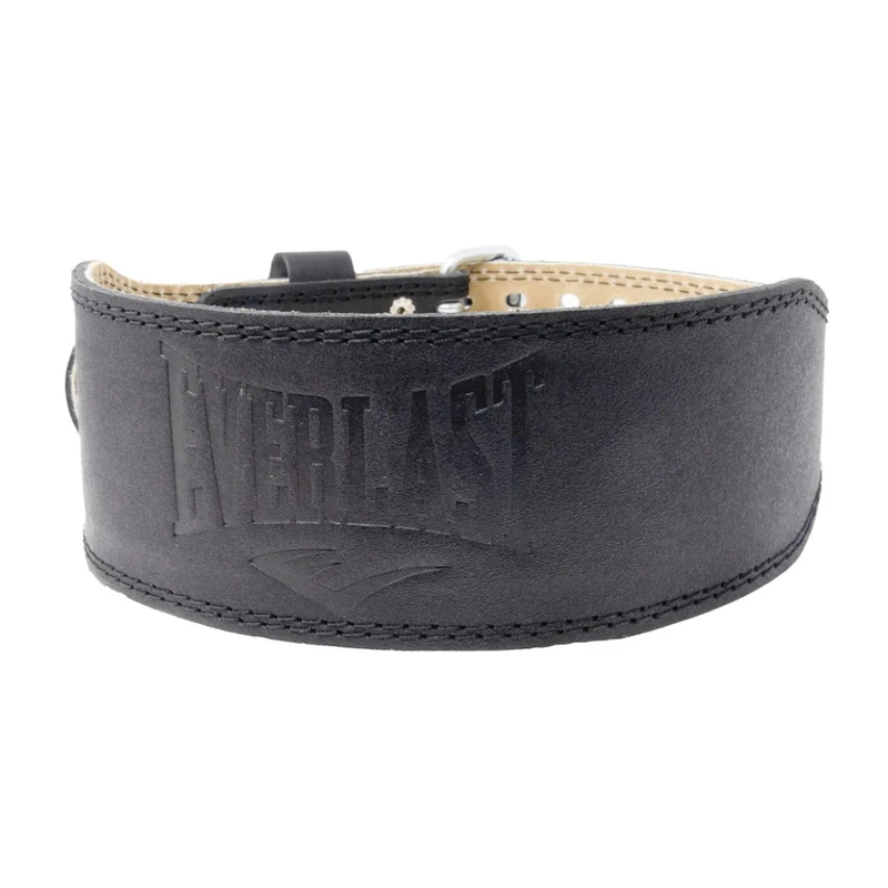 Everlast Cinturón de Pesas Cuero, Negro