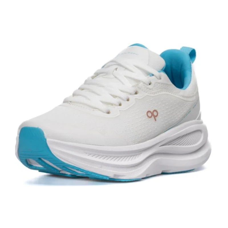 OP Tenis Adi M4A Blanco/Celeste, para Mujer