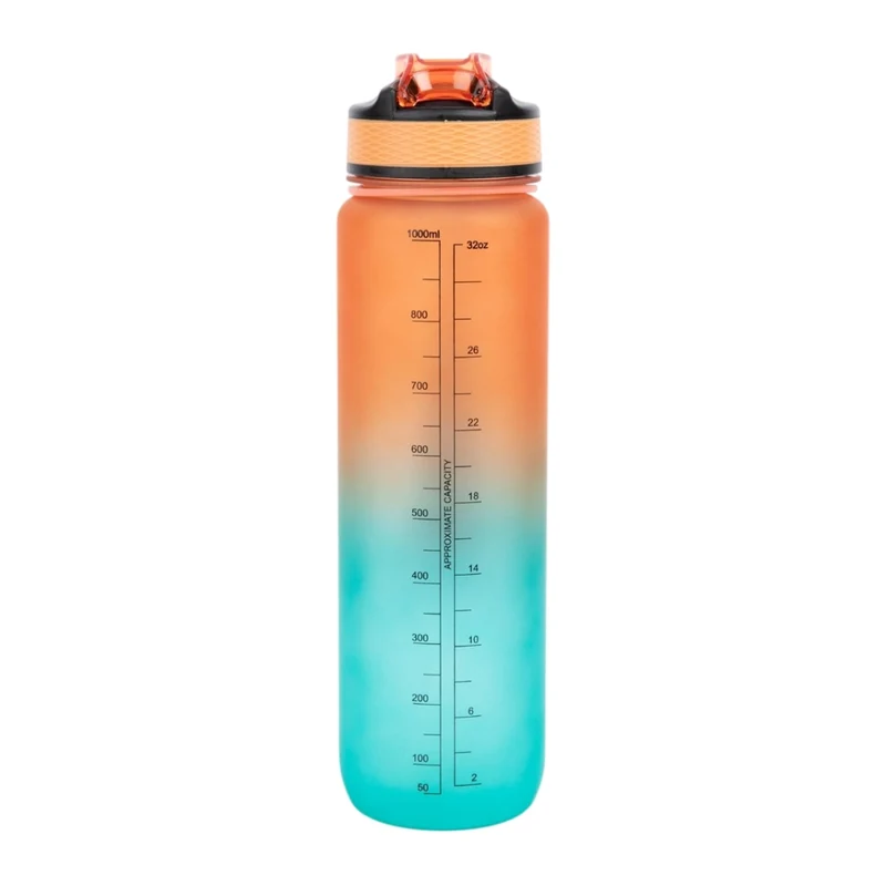 Gorilla Wear Botella Plástica con Efecto Degradado, 1 Litro