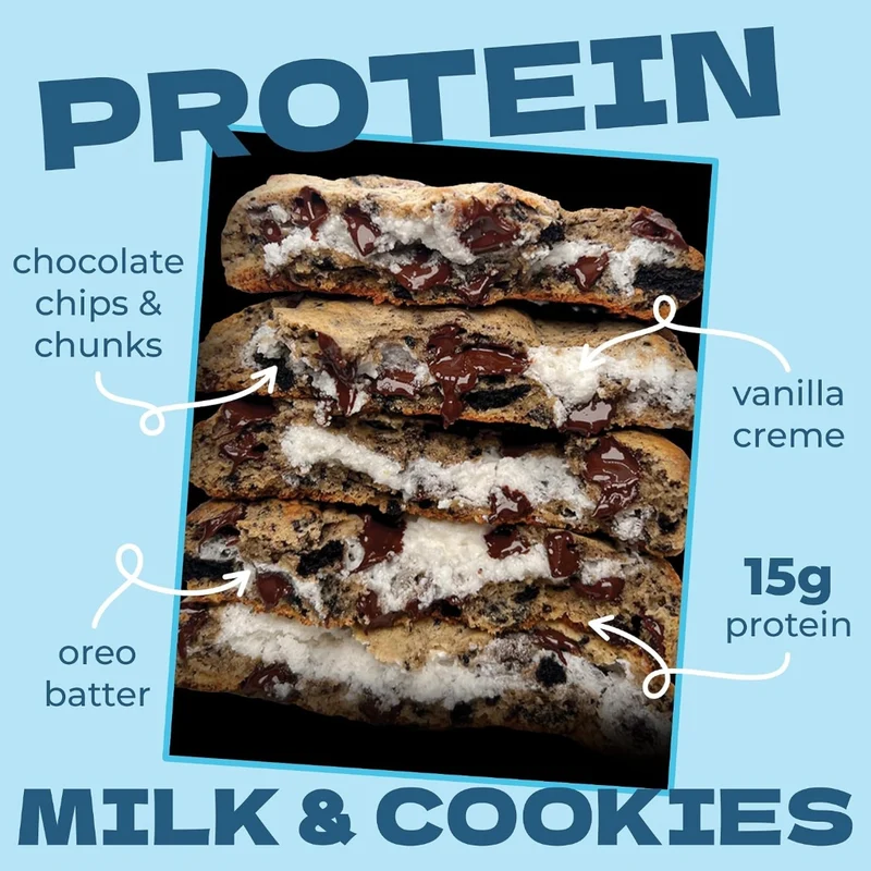 My Cookie Dealer Set Galletas con Proteína 2 Oz, 12 Unidades