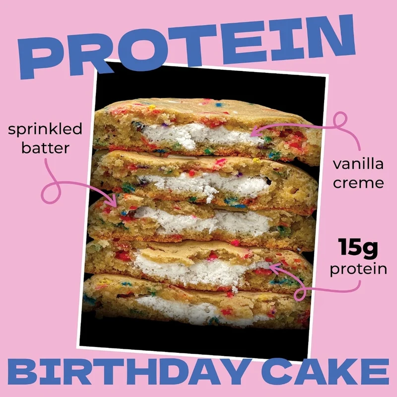 My Cookie Dealer Set Galletas con Proteína 2 Oz, 12 Unidades