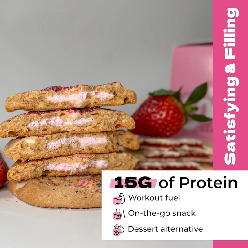 My Cookie Dealer Set Galletas con Proteína 2 Oz, 12 Unidades