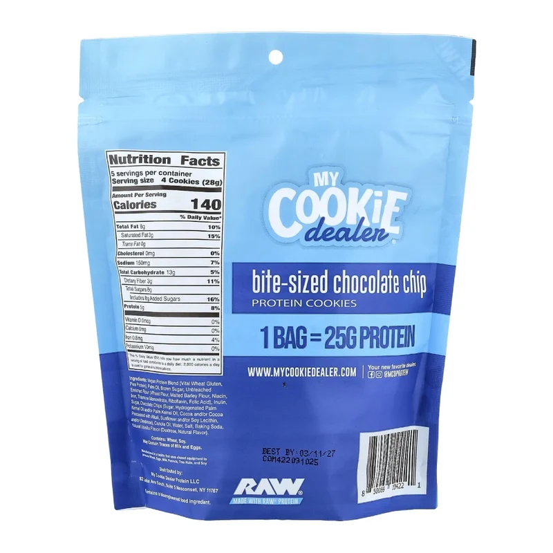My Cookie Dealer Set Galletas de Proteína 5 Oz, 6 Packs