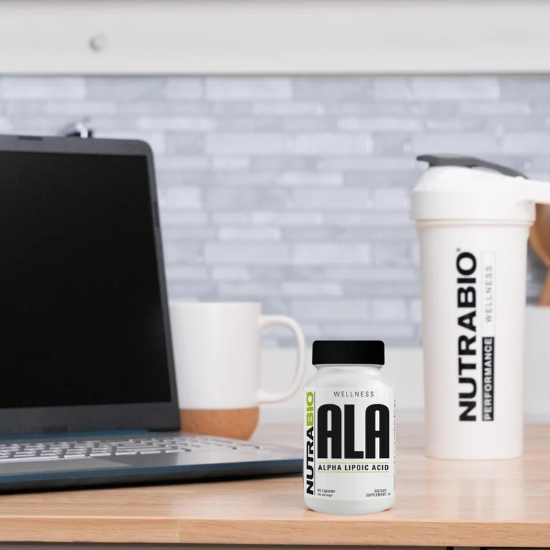 NutraBio Suplemento Alimenticio Ácido Alpha Lipoico, 90 Cápsulas