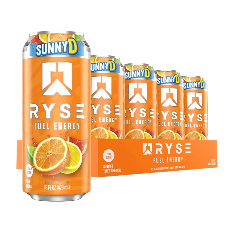 Ryse Set Bebidas Energéticas Fuel Energy 473ml, 12 Unidades