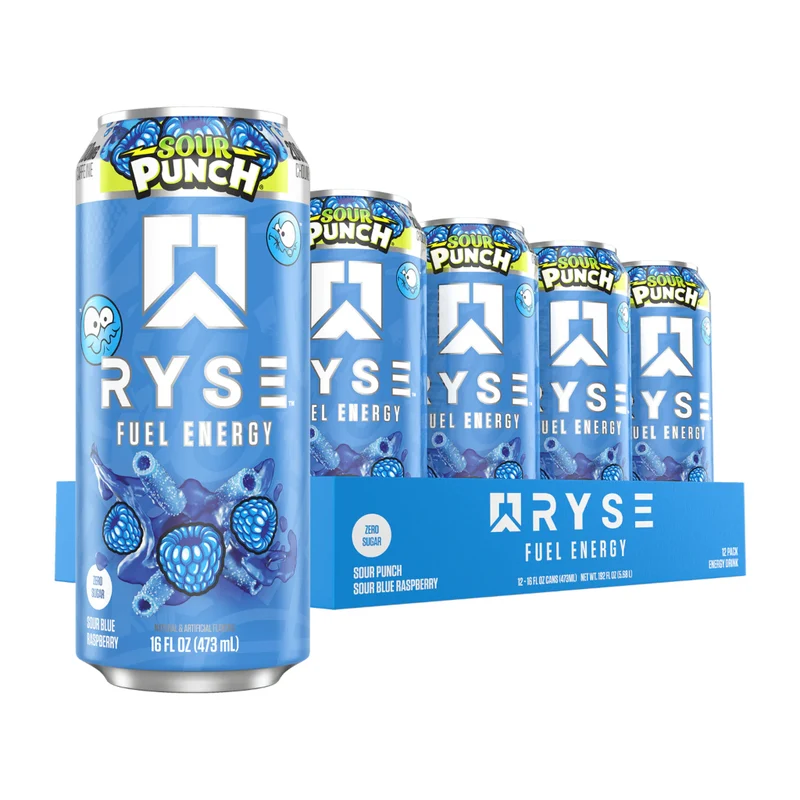 Ryse Set Bebidas Energéticas Fuel Energy 473ml, 12 Unidades