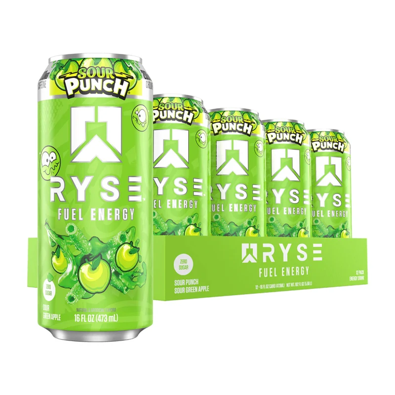 Ryse Set Bebidas Energéticas Fuel Energy 473ml, 12 Unidades