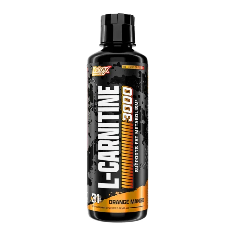 Nutrex Suplemento Deportivo L-Carnitina Líquida 3000, 31 Porciones