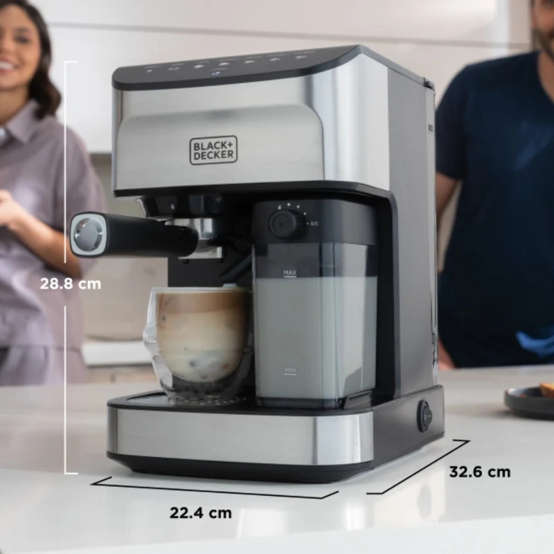 Black & Decker Máquina para Café Espresso Semiautomática, EM0412-1SDLA