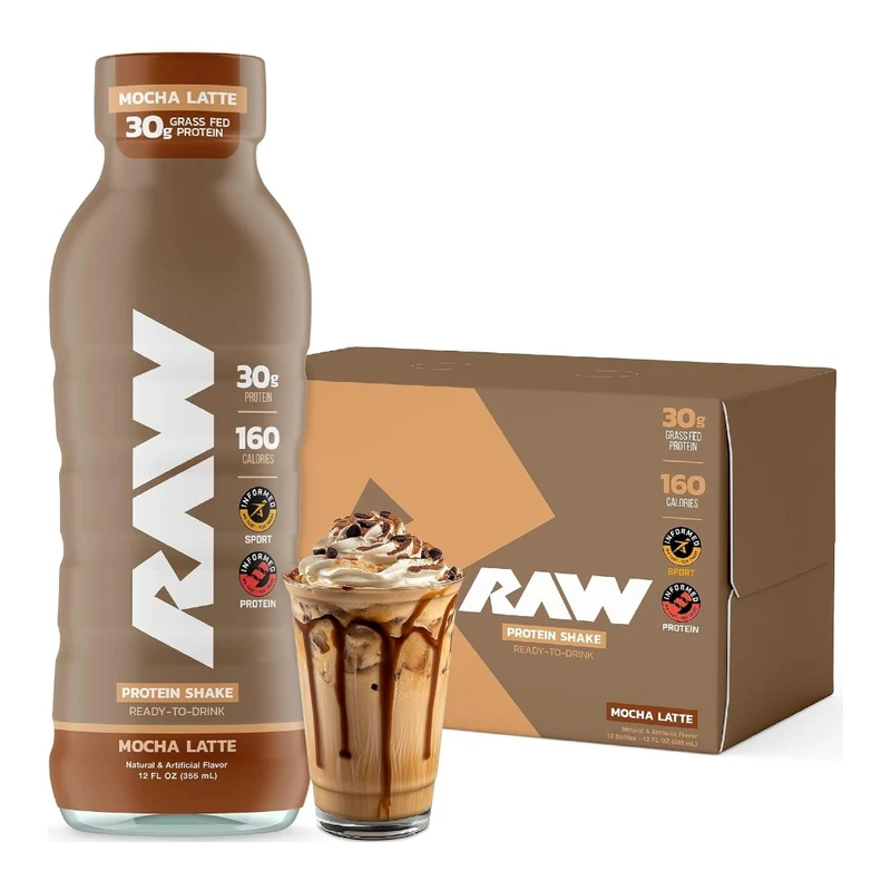 RAW Nutrition Set Proteína Shake RTD 355 ml, 12 Unidades