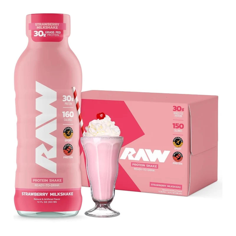 RAW Nutrition Set Proteína Shake RTD 355 ml, 12 Unidades