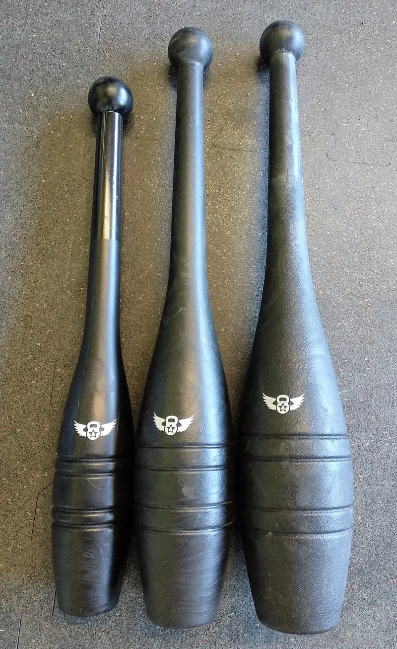 AGATSU POLY INDIAN CLUBS (3 LBs each) - SOLD IN PAIRS