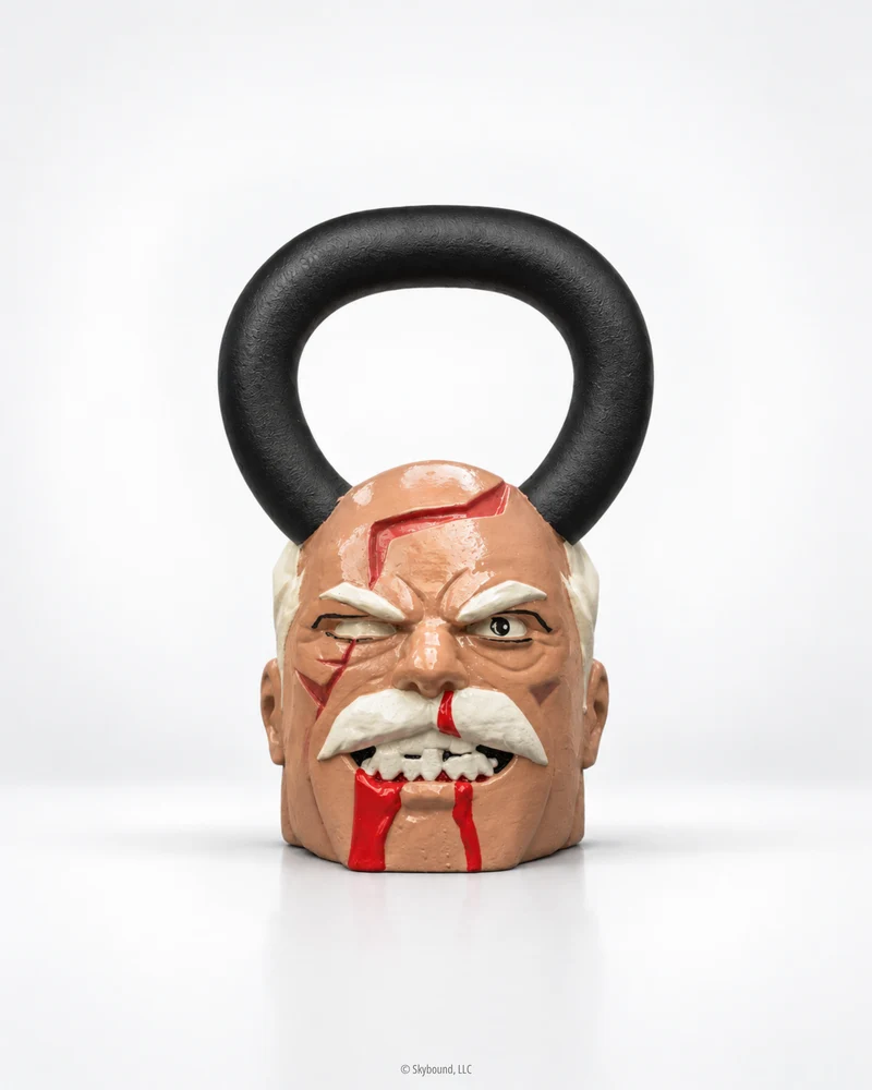 CONQUEST Hand-Painted Kettlebell 1 of 10 - 50lbs
