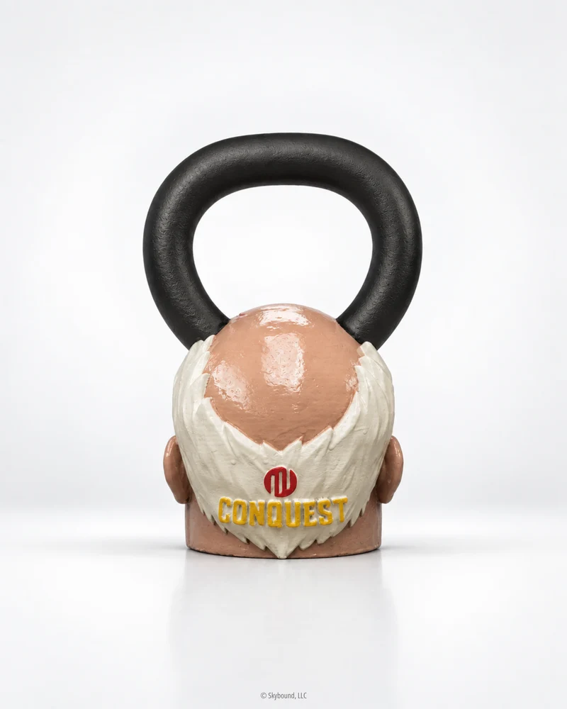 CONQUEST Hand-Painted Kettlebell 1 of 10 - 50lbs