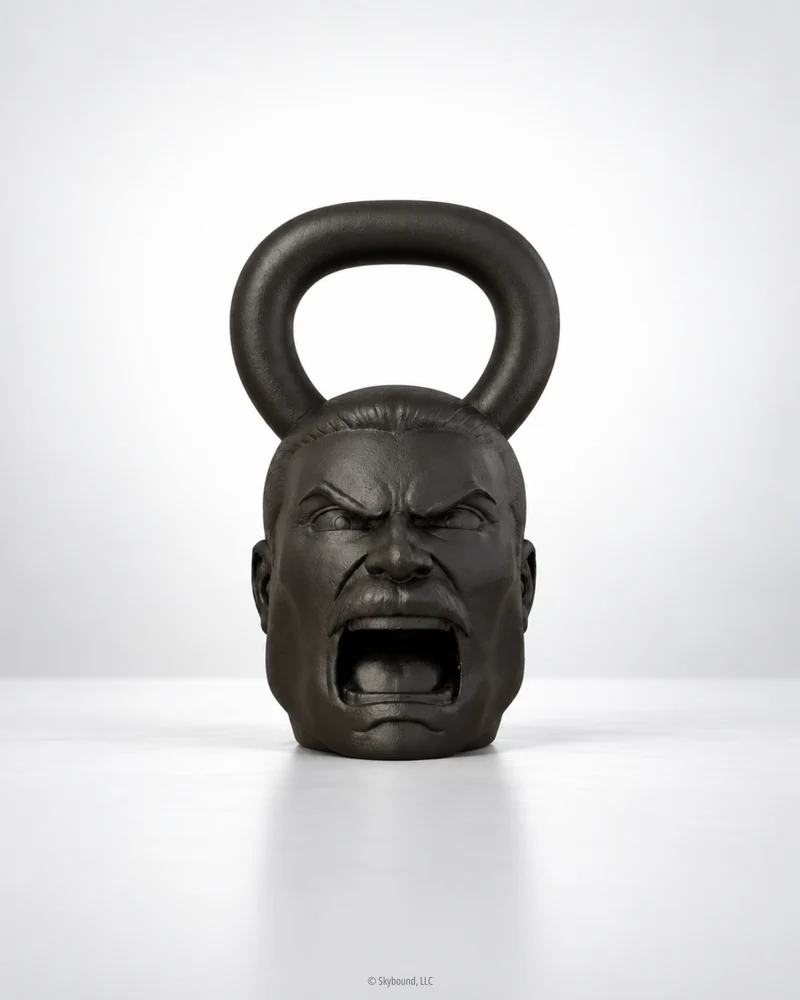 THRAGG Matte Black Kettlebell 1 of 40 - 60lbs