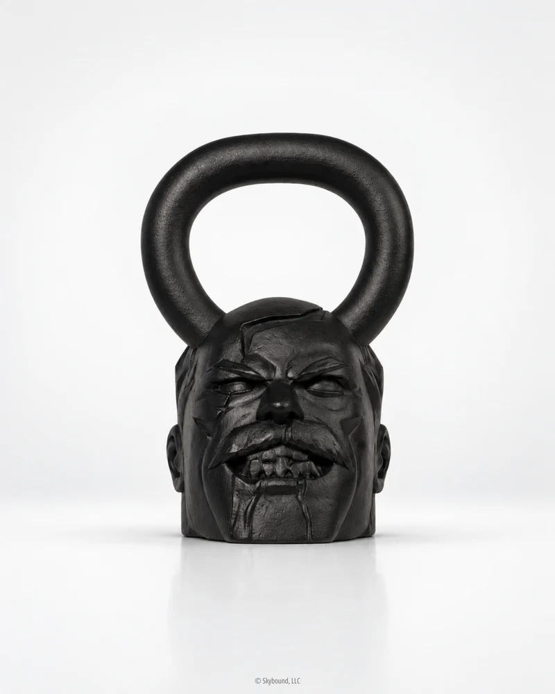 CONQUEST Matte Black Kettlebell 1 of 40 - 50lbs