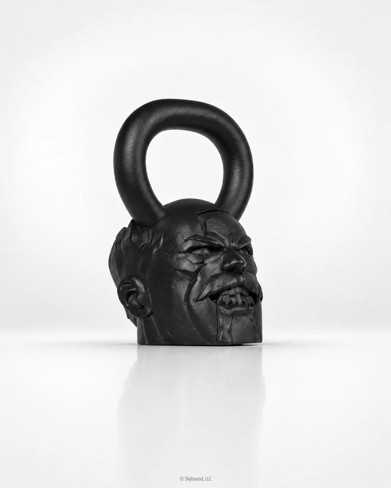 CONQUEST Matte Black Kettlebell 1 of 40 - 50lbs