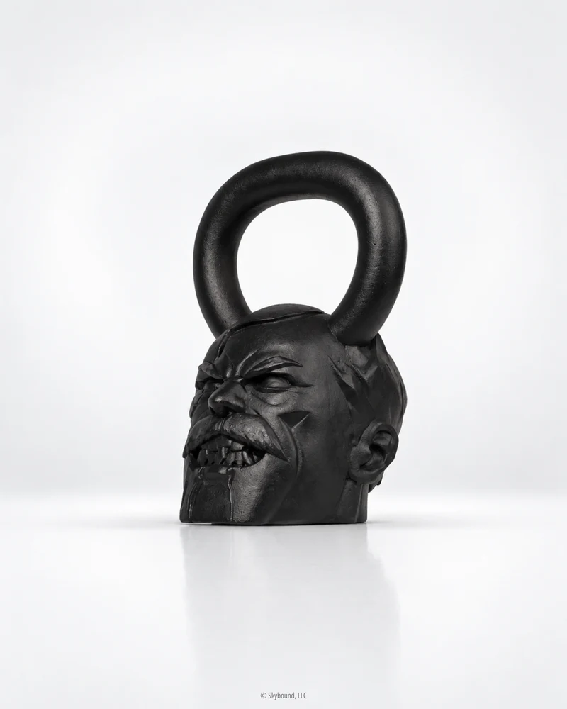CONQUEST Matte Black Kettlebell 1 of 40 - 50lbs