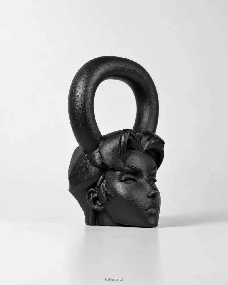ANISSA Matte Black Kettlebell 1 of 40 - 30lbs