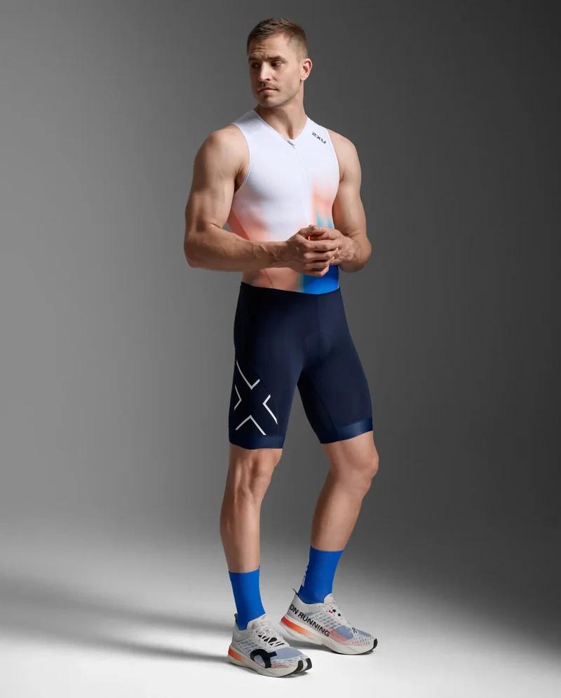 2XU Core Trisuit, Herren, Nebula Blaze/Midnight