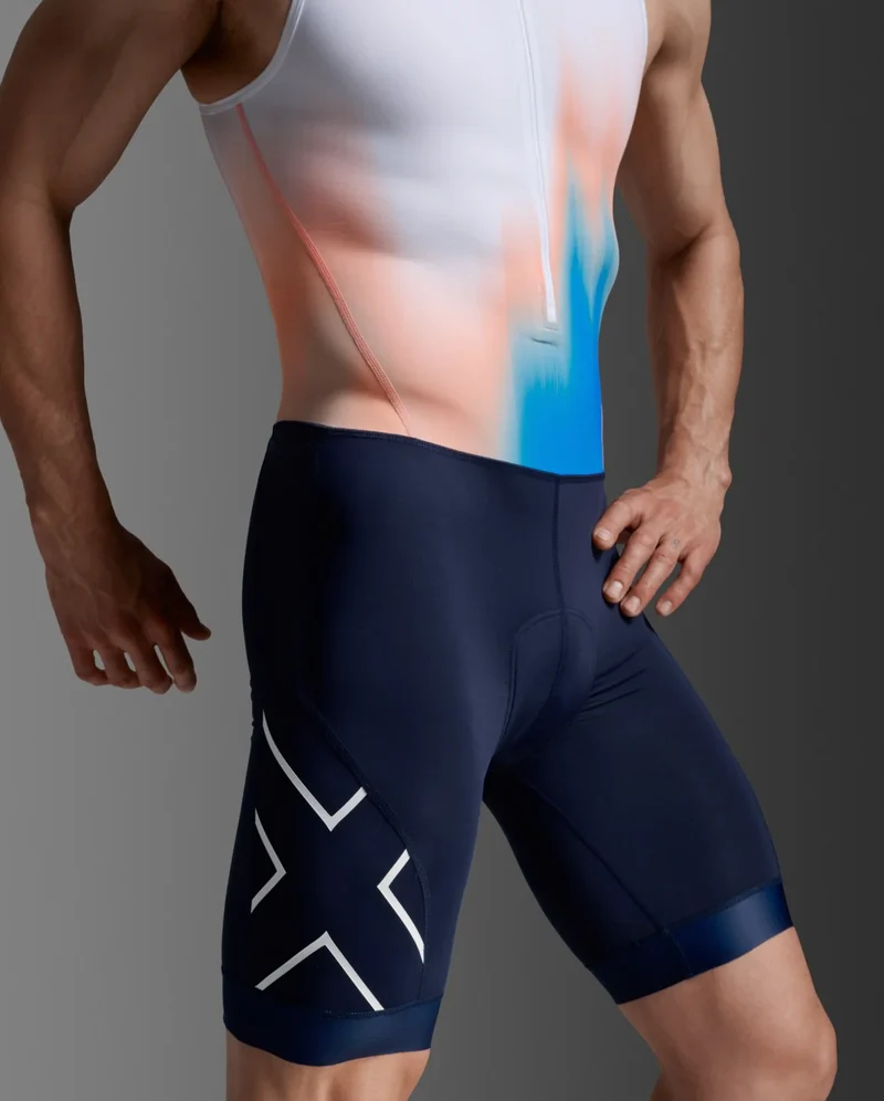 2XU Core Trisuit, Herren, Nebula Blaze/Midnight