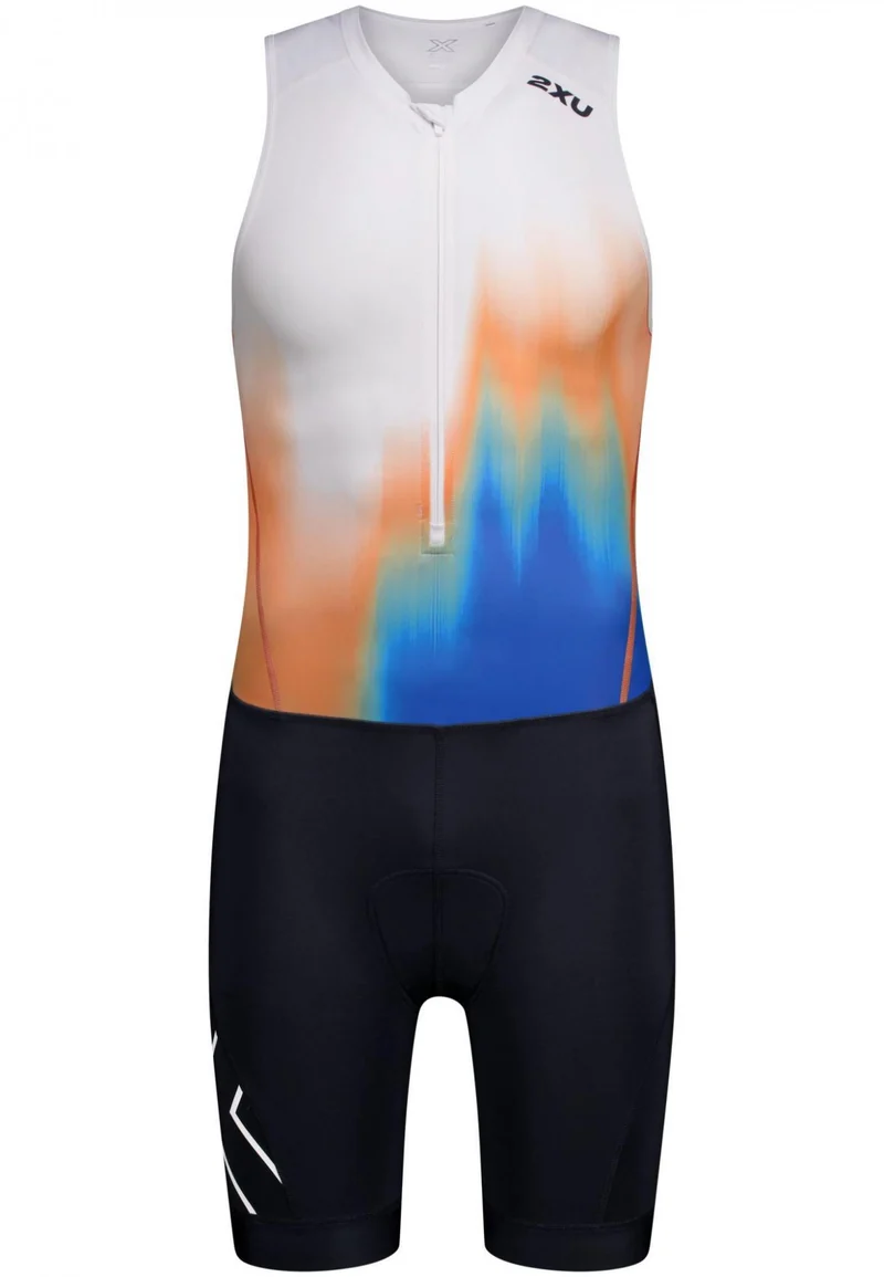 2XU Core Trisuit, Herren, Nebula Blaze/Midnight