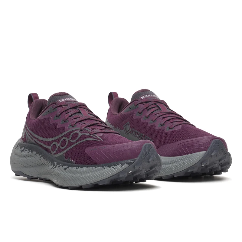 Saucony Ride TR3 GTX, Damen, Eggplant/Ebony