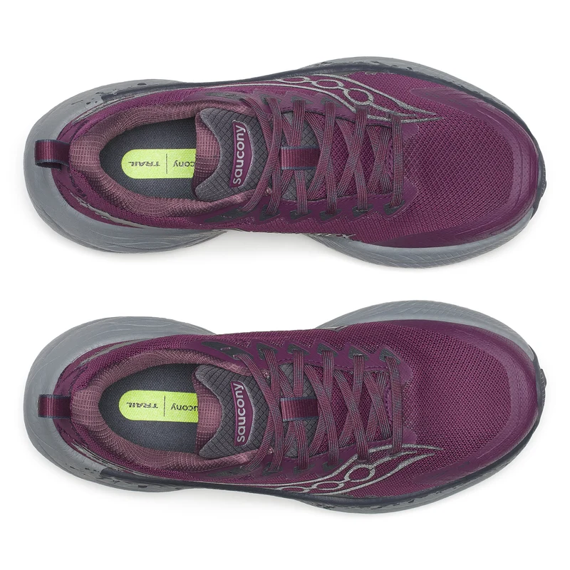 Saucony Ride TR3 GTX, Damen, Eggplant/Ebony