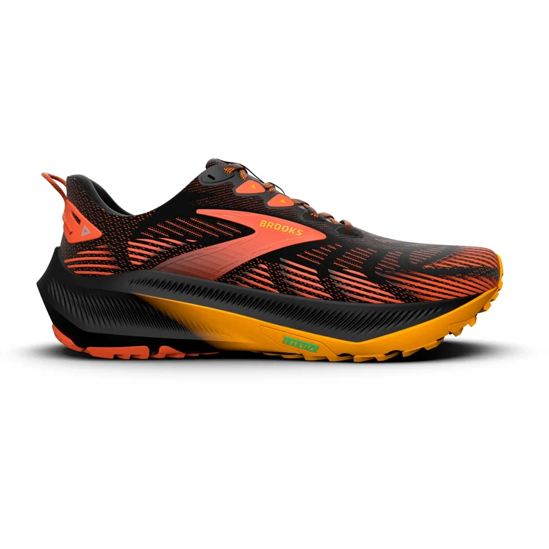 Brooks Ghost Trail, Laufschuh, Herren, Black/Red/Orange