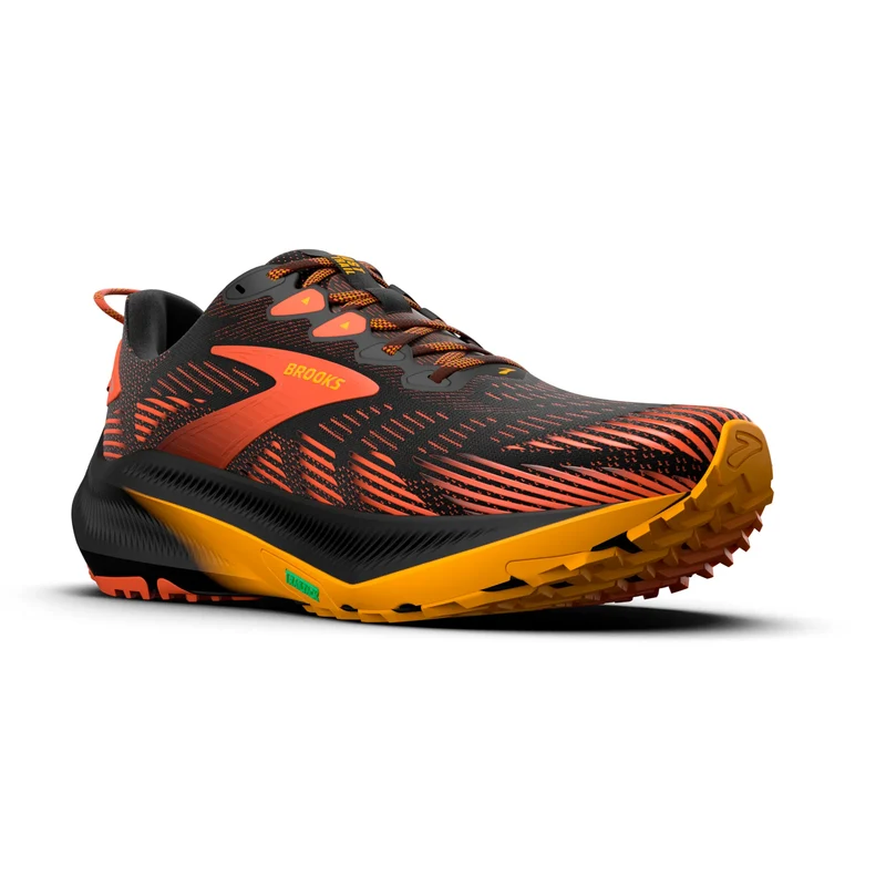 Brooks Ghost Trail, Laufschuh, Herren, Black/Red/Orange