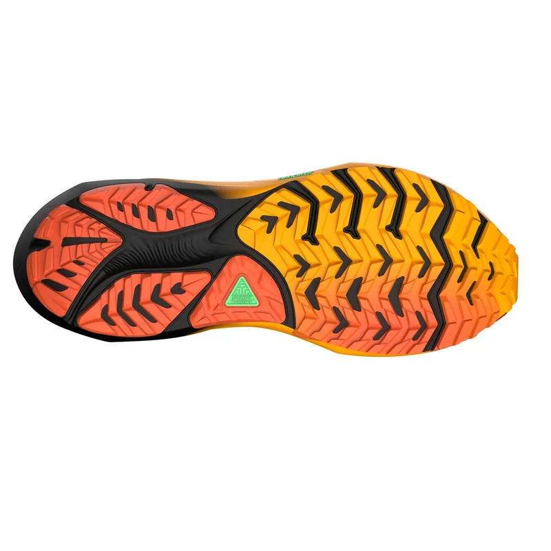 Brooks Ghost Trail, Laufschuh, Herren, Black/Red/Orange