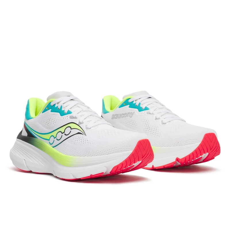 Saucony Guide 19, Laufschuhe, Herren, White/Citron
