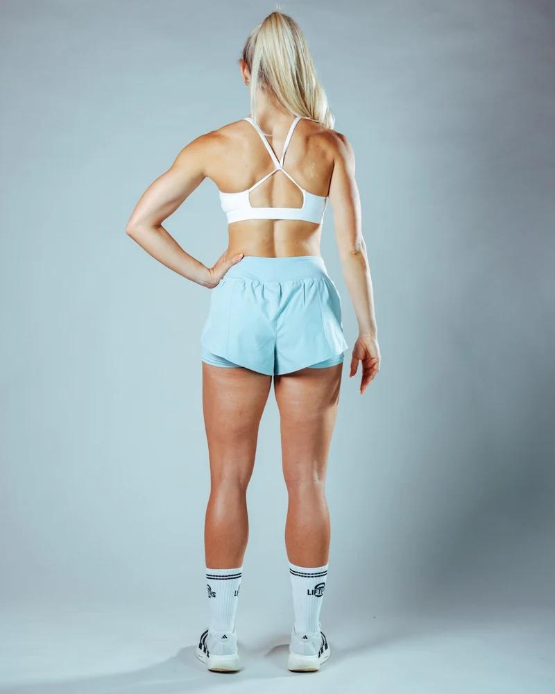Hybrid 2in1 Running Shorts Damen Ice Blue