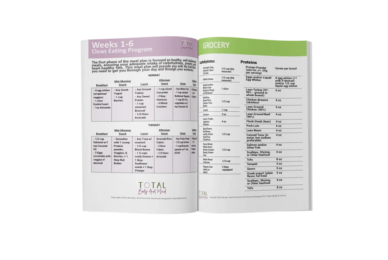 12-Week Nutrition and Meal Plan
