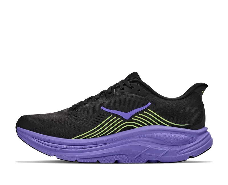 Hoka Clifton 11, Laufschuh, Herren, Black/Neon Yuzu