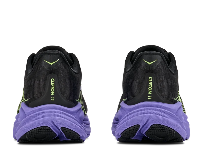 Hoka Clifton 11, Laufschuh, Herren, Black/Neon Yuzu