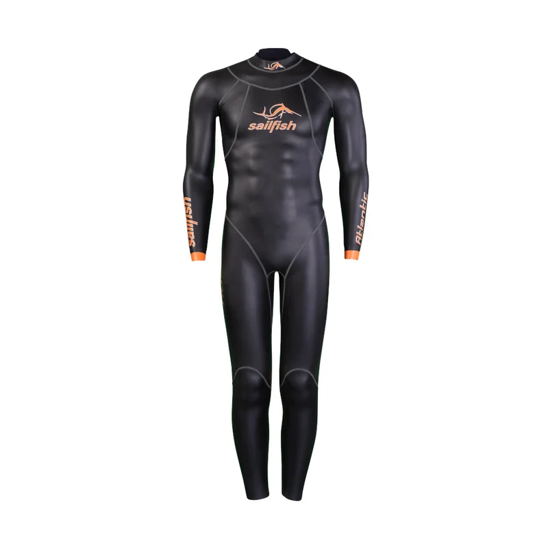 Sailfish Atlantic 2, Neoprenanzug, Herren, schwarz/orange