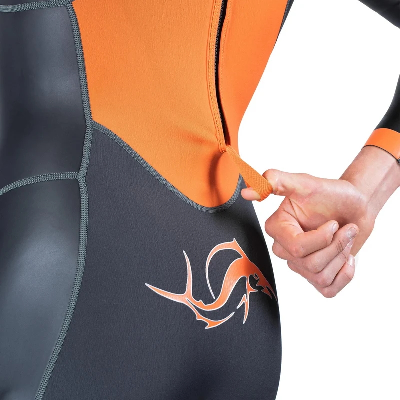 Sailfish Atlantic 2, Neoprenanzug, Herren, schwarz/orange