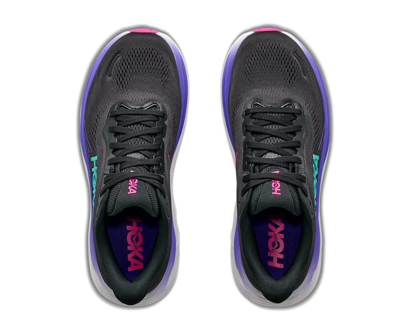Hoka Clifton 11, Laufschuh, Damen, Black/Neon Nebula