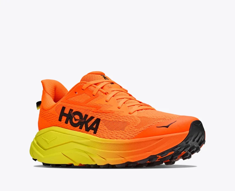 Hoka Challenger 8, Laufschuh, Herren, Neon Tangerine/Hoka Citrus
