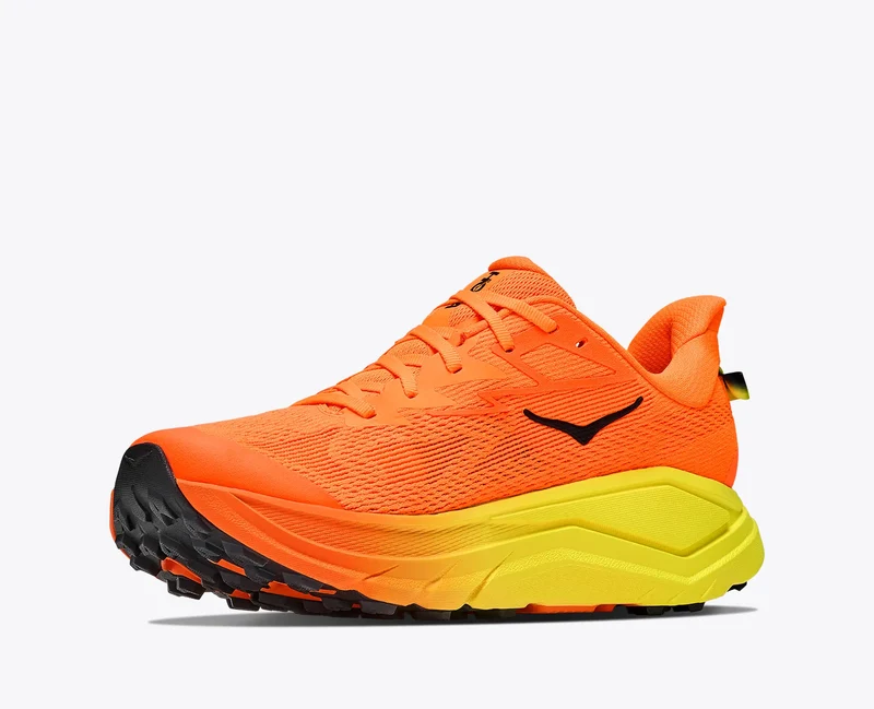 Hoka Challenger 8, Laufschuh, Herren, Neon Tangerine/Hoka Citrus