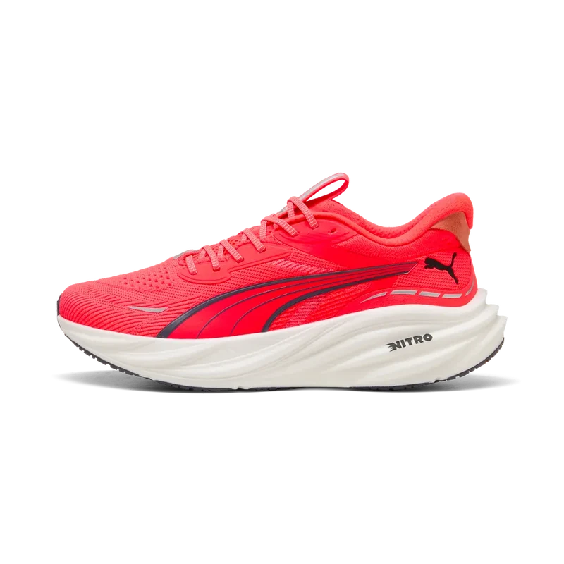 Puma Magnify NITRO 3, Laufschuhe, Herren, Ultra Red/Inky Depths
