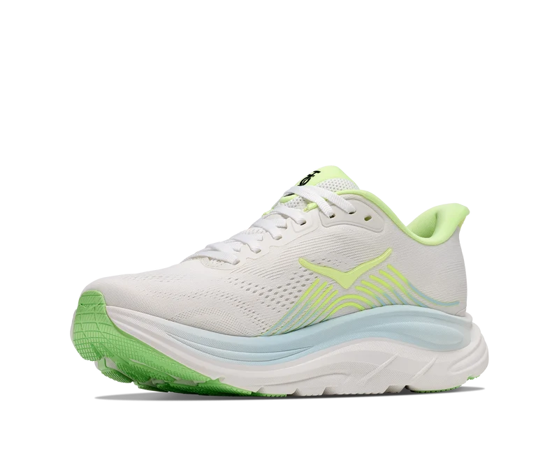 Hoka Clifton 11, Laufschuh, Damen, Frost/Neon Yuzu