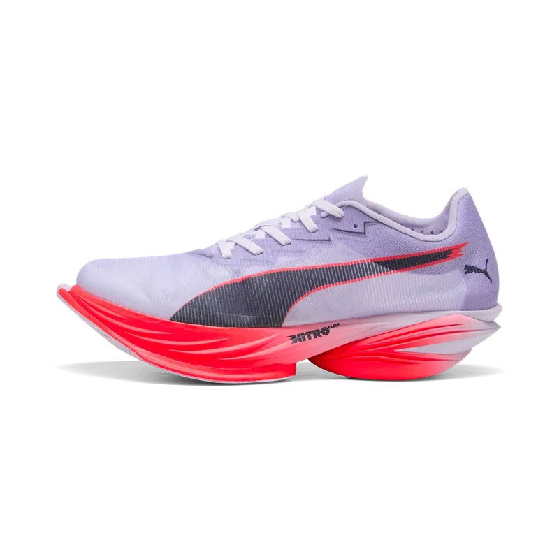 Puma FAST-R NITRO Elite 3, Laufschuhe, Herren, Light Lavender/Ultra Red