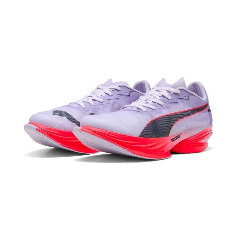 Puma FAST-R NITRO Elite 3, Laufschuhe, Herren, Light Lavender/Ultra Red