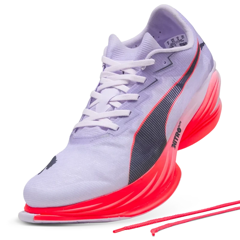 Puma FAST-R NITRO Elite 3, Laufschuhe, Herren, Light Lavender/Ultra Red