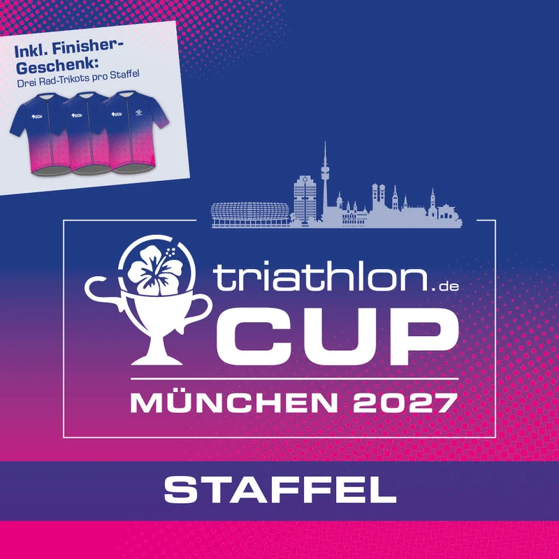 triathlon.de CUP München am 25. - 27. Juni 2027 - Staffeln