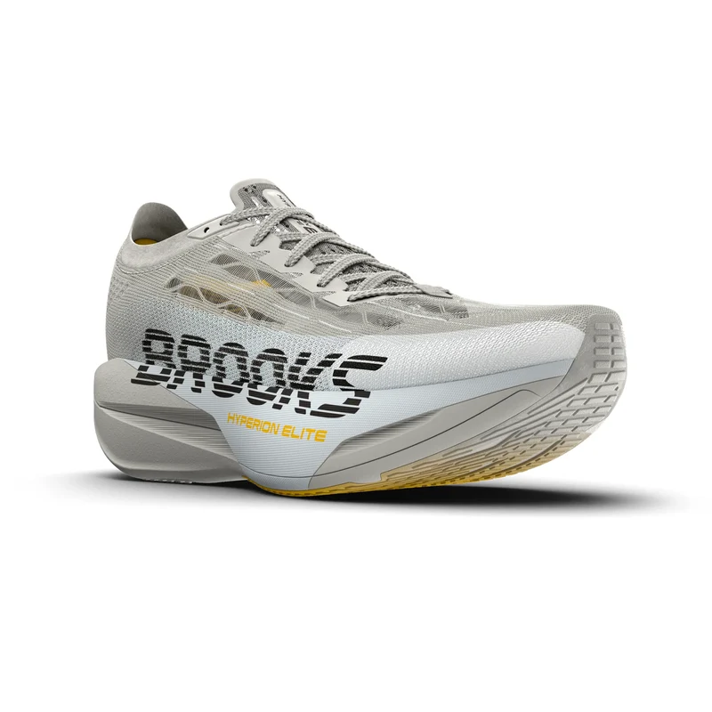 Brooks Hyperion Elite 6, Laufschuhe, Unisex, Vaporous Grey/Yellow/Black