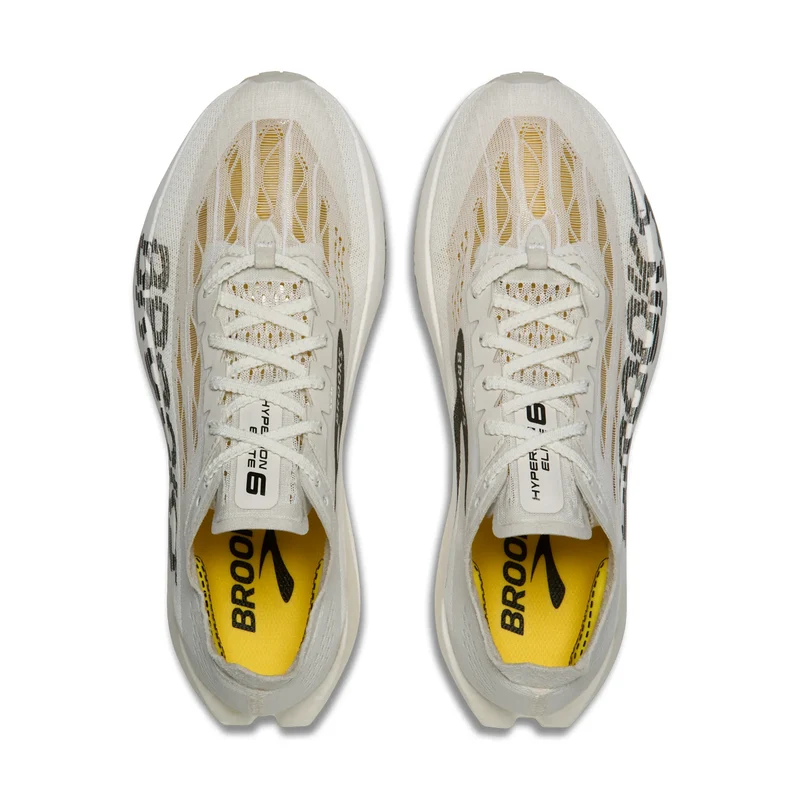 Brooks Hyperion Elite 6, Laufschuhe, Unisex, Vaporous Grey/Yellow/Black
